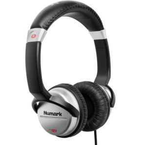 Casque DJ Numark HF125 - haut-parleurs 40 mm, jack 3,5 mm et adaptateur 6,35 mm