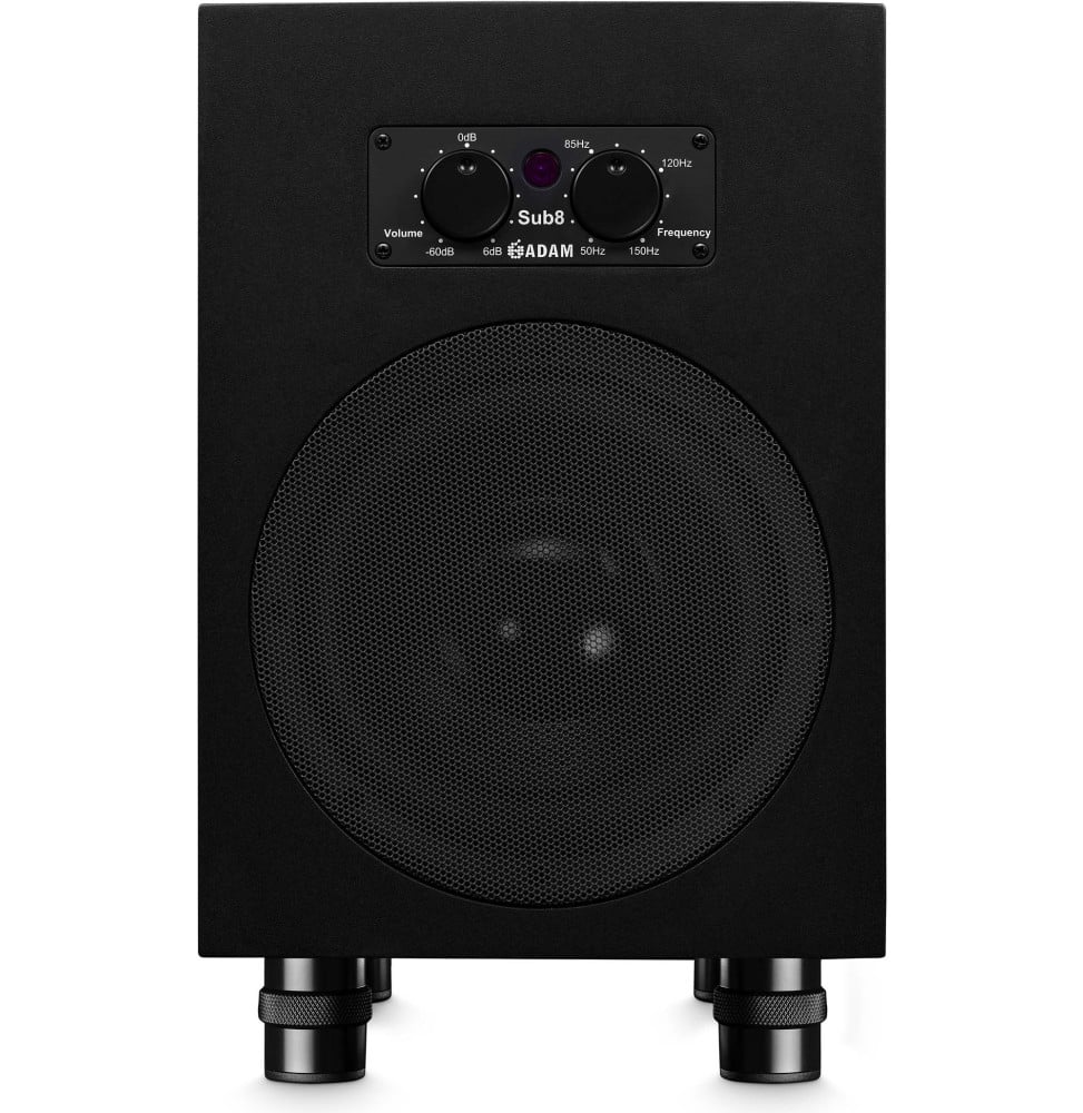 Caisson de basses de studio ADAM Audio Sub8 - boomer 8,5", 160 W, télécommande – vue 2