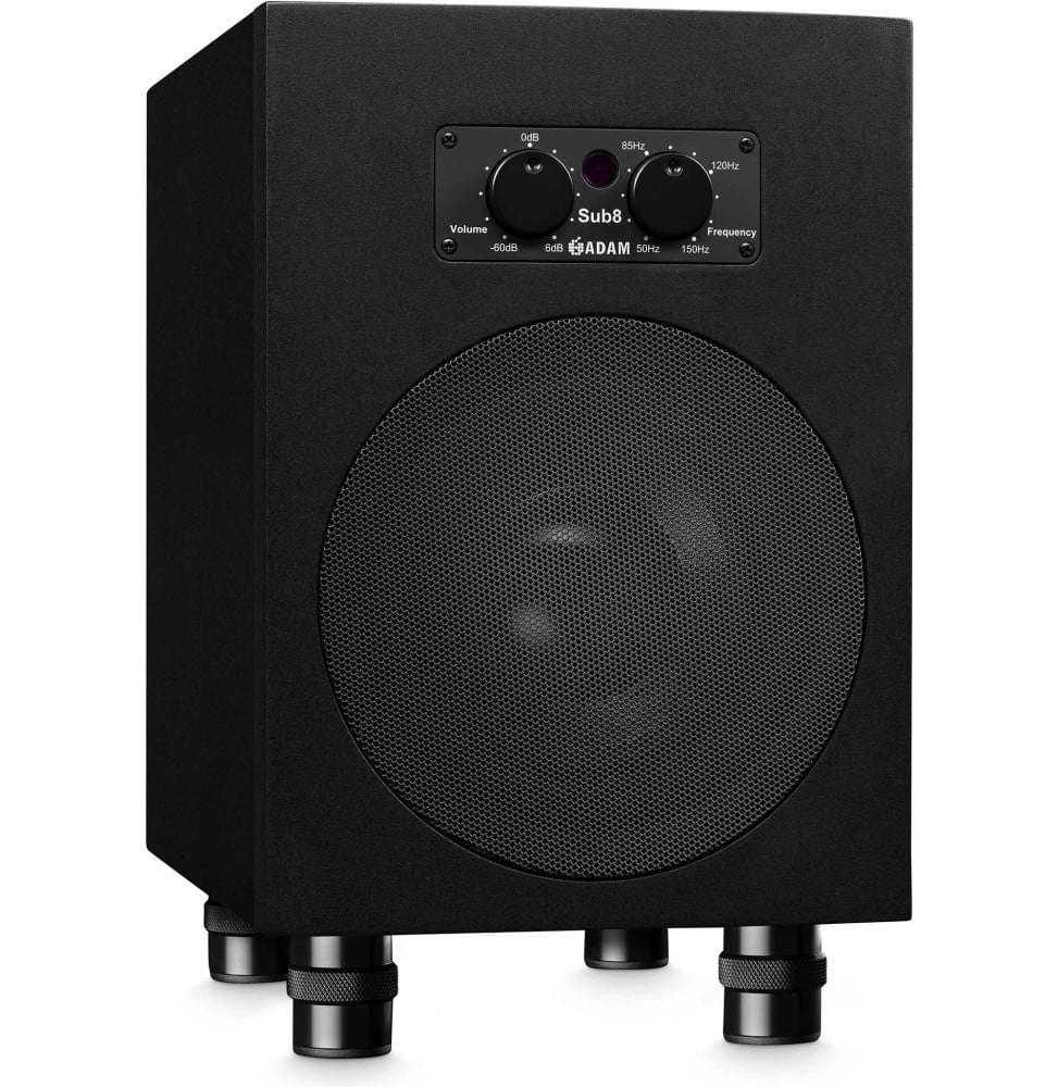 Caisson de basses de studio ADAM Audio Sub8 - boomer 8,5", 160 W, télécommande – vue 3