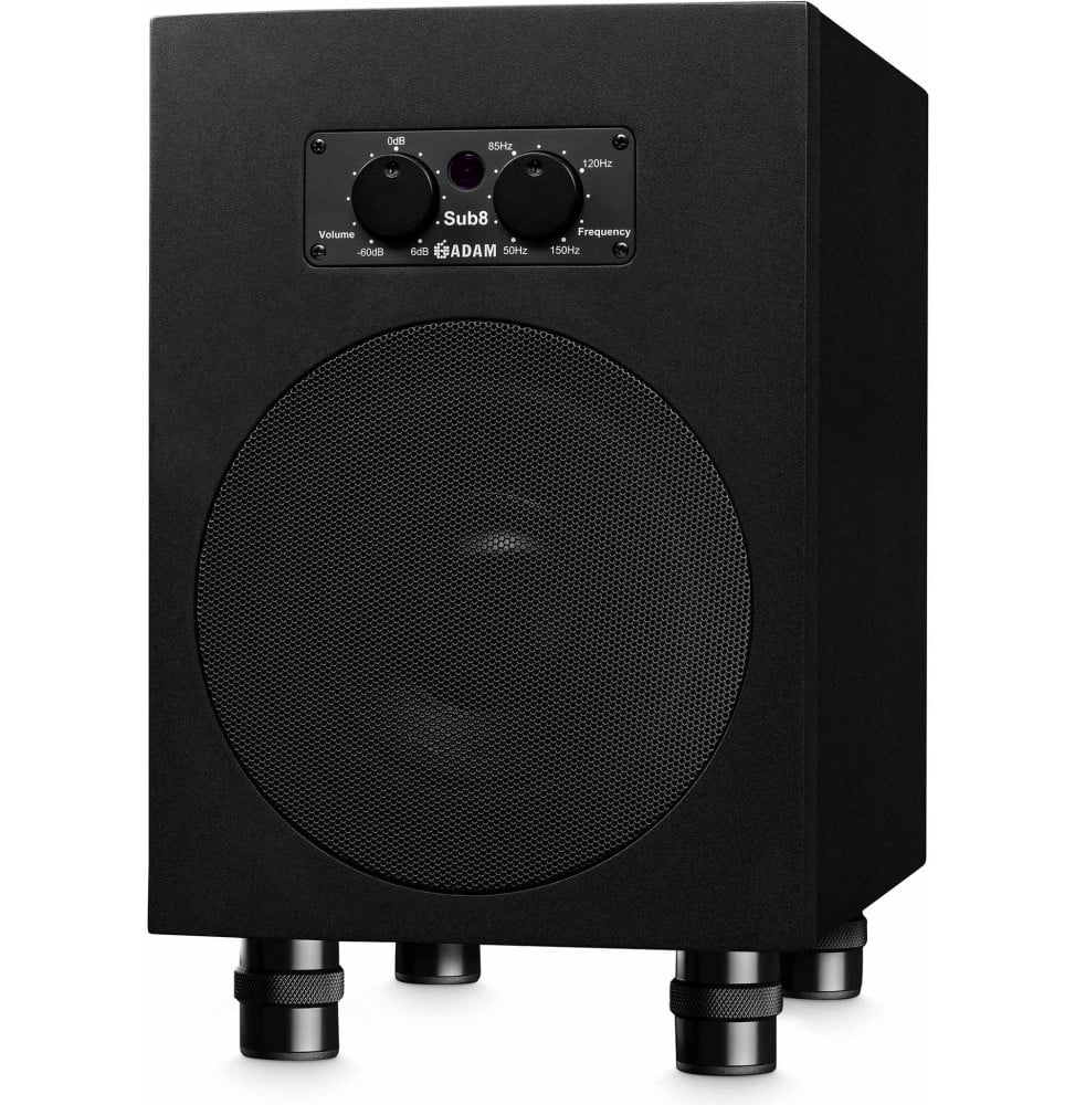 Caisson de basses de studio ADAM Audio Sub8 - boomer 8,5", 160 W, télécommande – vue 4