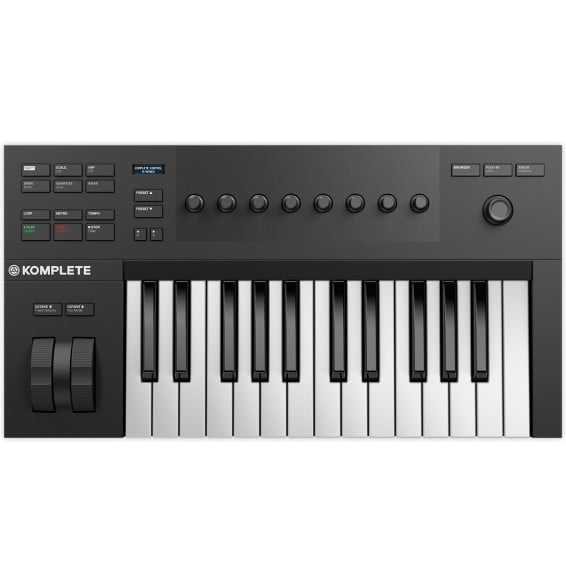 Clavier maître USB-MIDI Native Instruments Komplete Kontrol A25 - 25 touches semi-lestées, écran OLED, NKS