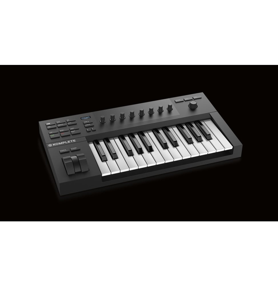 لوحة مفاتيح رئيسية USB-MIDI Native Instruments Komplete Kontrol A25 - 25 مفتاحًا شبه مثقل، شاشة OLED، NKS – صورة 2