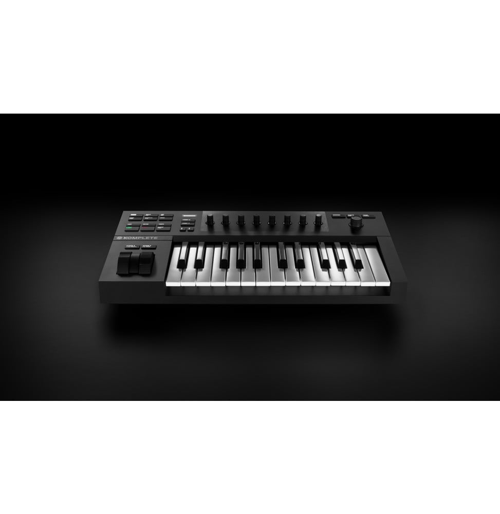 لوحة مفاتيح رئيسية USB-MIDI Native Instruments Komplete Kontrol A25 - 25 مفتاحًا شبه مثقل، شاشة OLED، NKS – صورة 3