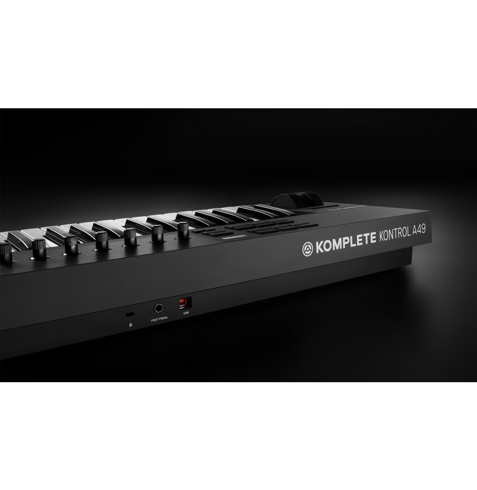 Clavier maître USB-MIDI Native Instruments Komplete Kontrol A49 - 49 touches semi-lestées, écran OLED, NKS – vue 4