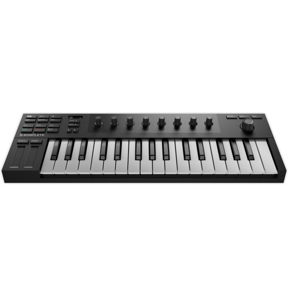 لوحة مفاتيح رئيسية USB-MIDI Native Instruments Komplete Kontrol M32 - 32 مفتاحًا مدمجًا، شرائط لمس، شاشة OLED