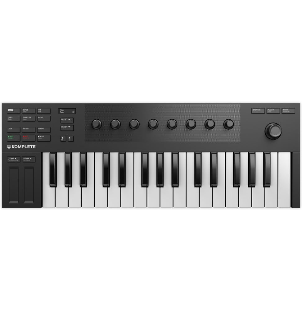 Clavier maître USB-MIDI Native Instruments Komplete Kontrol M32 - 32 touches compactes, bandes tactiles, écran OLED – vue 2