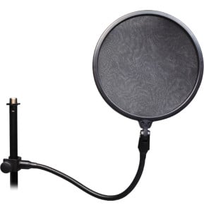 Filtre anti-pop Superlux MA91 - nylon double couche Ø 185 mm, col de cygne