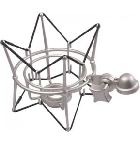 Suspension antichoc Superlux HM7 - filetage M22 × 1, argent champagne, pour micros Superlux CMH8A/B/C/D/G — image 2