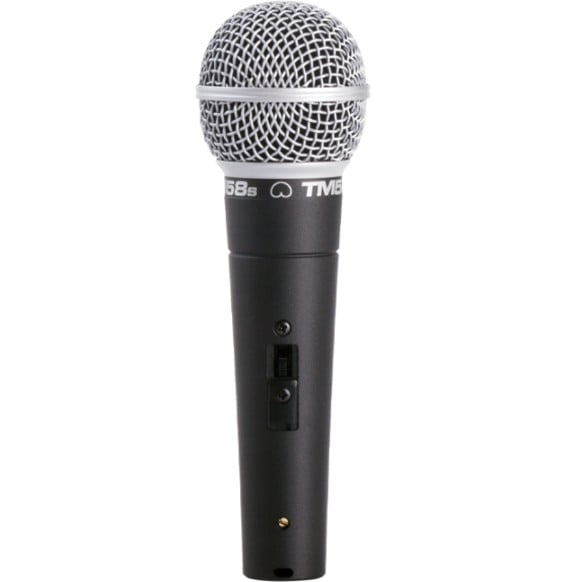 Microphone dynamique Superlux TM58S - main, cardioïde, interrupteur marche/arrêt verrouillable