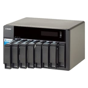 Serveur NAS haute performance pour une triple solution DAS/NAS/SAN iSCSI 8 baies QNAP TVS-871T-i5-16G — image 2