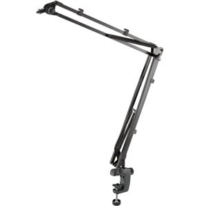 Bras de micro K&M 23840 à pince de bureau, portée 82 cm, charge 0,8 kg - noir (23840-300-55) — image 2