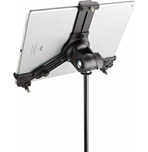 Support de tablette K&M 19790 pour pied de micro, largeur 222 à 334 mm, filetage 3/8" - noir (19790-316-55) — image 2