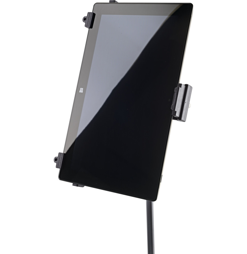 Support de tablette K&M 19790 pour pied de micro, largeur 222 à 334 mm, filetage 3/8" - noir (19790-316-55) – vue 4