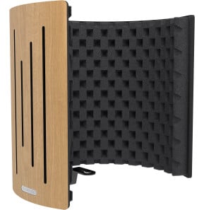 حاجز عزل للميكروفون Vicoustic Flexi Screen Ultra MKII، لون Natural Oak