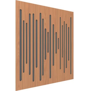 Panneau acoustique Vicoustic Wavewood Ultra Lite Locarno Cherry (merisier) 59,5 x 59,5 cm - vendu à l'unité