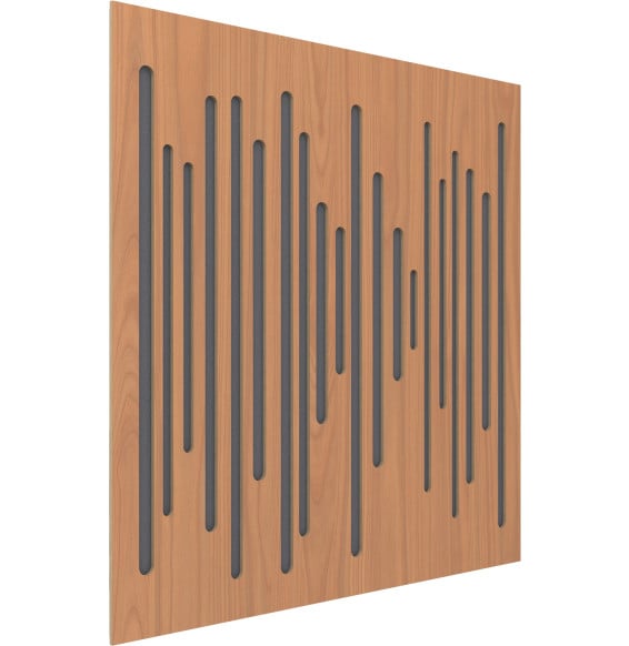Panneau acoustique Vicoustic Wavewood Ultra Lite Locarno Cherry (merisier) 59,5 x 59,5 cm - vendu à l'unité