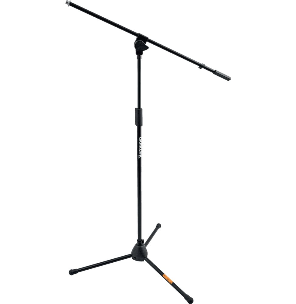 Quik Lok A/302 BK Microphone Boom Stand, In-Sync Tripod Base, Height 97 to 163 cm