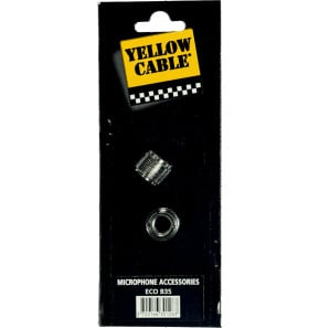 محوّل لولب لمشبك الميكروفون Yellow Cable B35، من 5/8" إلى 3/8"، عبوة من 2 — صورة 2