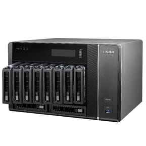 Serveur NAS Edge Cloud 10 baies haute performance compatible 10GbE QNAP TVS-EC1080-i3-8G — image 3