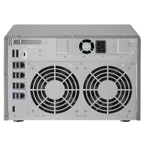 Serveur NAS Edge Cloud 10 baies haute performance compatible 10GbE QNAP TVS-EC1080-i3-8G — image 4