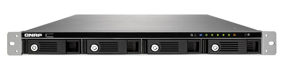 Serveur NAS professionnel 4 baies Rackable QNAP TS-453U