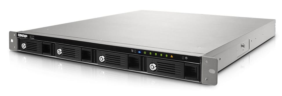 Serveur NAS professionnel 4 baies Rackable QNAP TS-453U
