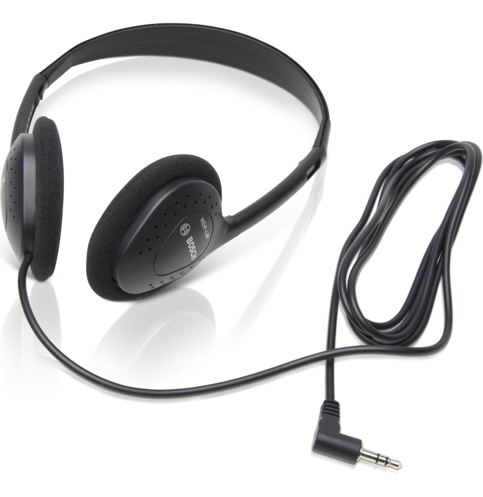 Casque léger Bosch HDP-LW pour récepteurs Integrus, lot de 10 (HDP-LW)