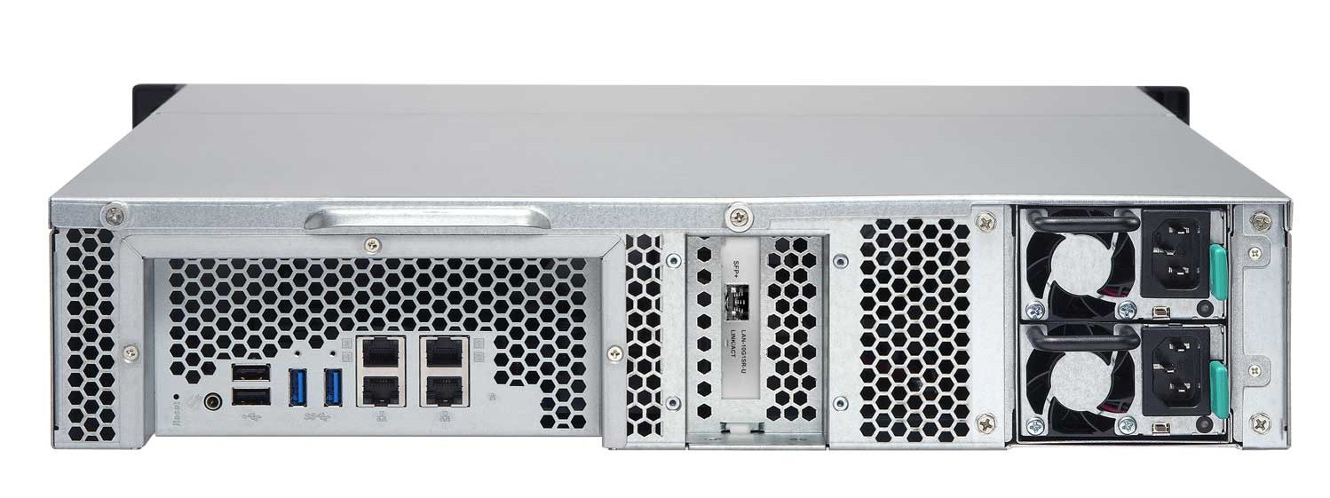 Serveur NAS professionnel 12 baies Rackable QNAP TS-1263U-RP avec ...