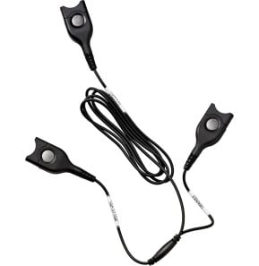 Câble de formation double écoute Epos ATC 1 EasyDisconnect vers 2 × EasyDisconnect (1000760)