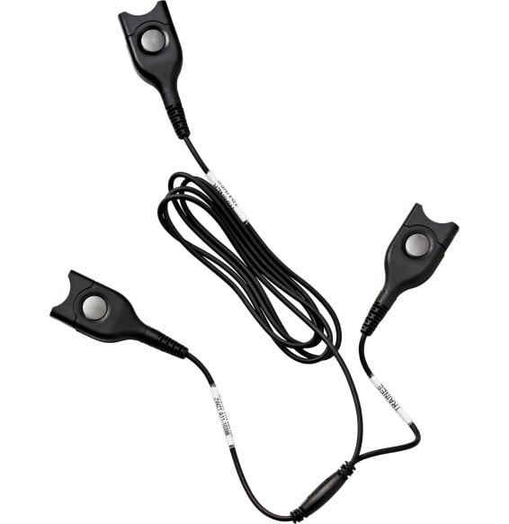 Câble de formation double écoute Epos ATC 1 EasyDisconnect vers 2 × EasyDisconnect (1000760)