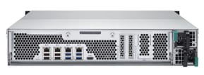 Serveur NAS professionnel 12-baies QNAP TS-EC1280U-RP avec alimentation redondante — image 3