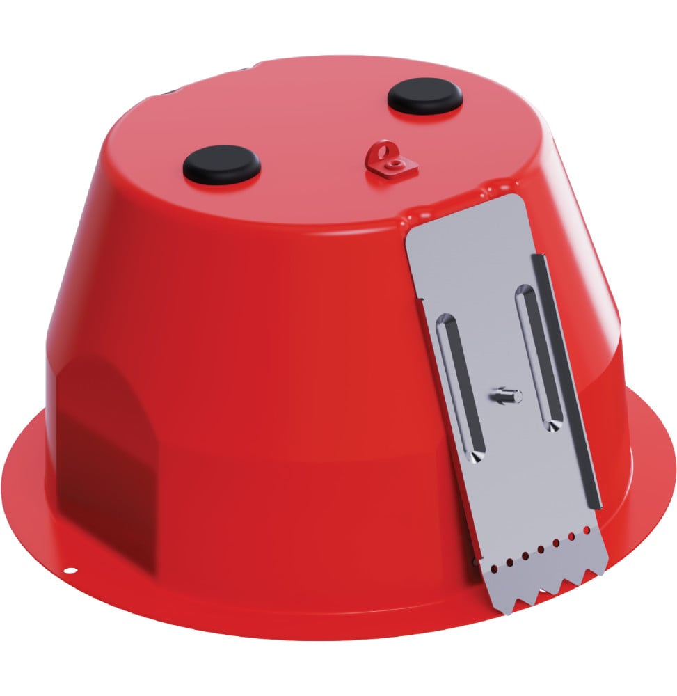 Boîtier anti-feu Bosch LC1-MFDS - dôme métallique pour haut-parleur de plafond LC1