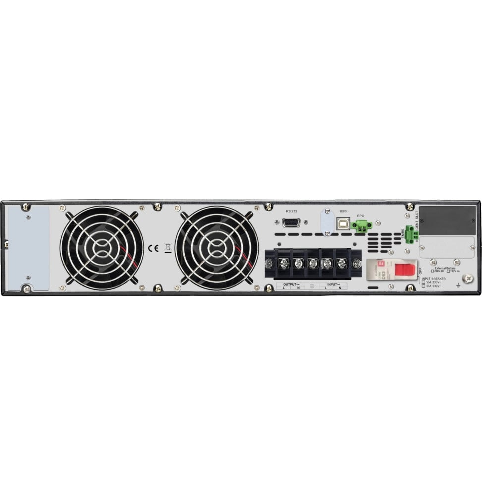 Onduleur On-line APC Easy UPS SRV6KRILRK - 6000 W / 6000 VA - Rack 5U avec pack batteries et kit de rails – vue 3