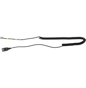 Cordon micro-casque Axtel AXC-03 QD vers RJ9 spiralé (AXC-03)