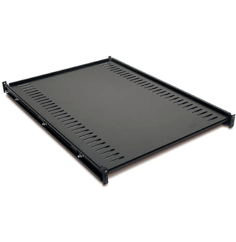Support fixe APC 1U pour baie rack, charge 114 kg, noir (AR8122BLK) – vue 2