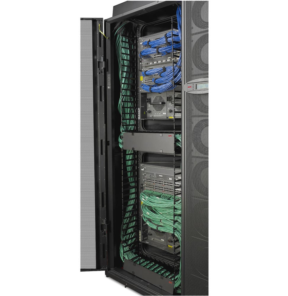 طقم 4 منظمات كابلات عمودية APC لخزانة NetShelter SX 42U (AR7717A) – صورة 2