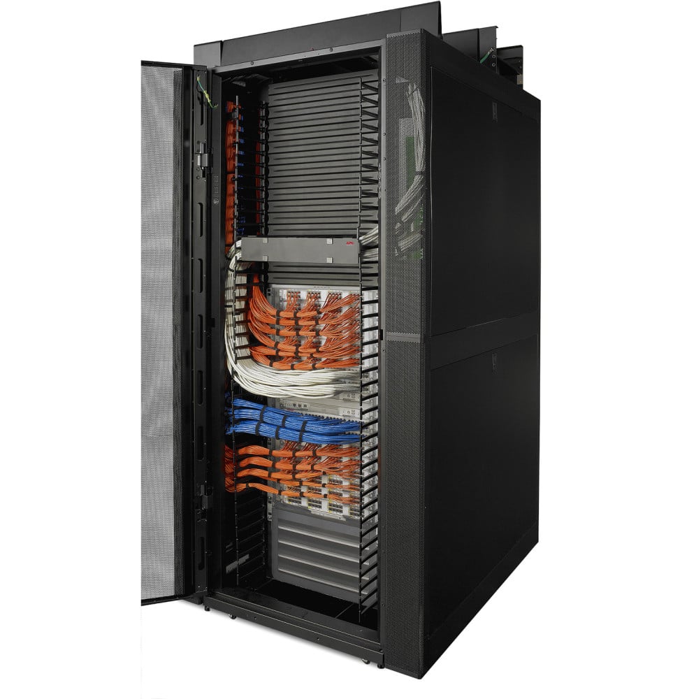 طقم 4 منظمات كابلات عمودية APC لخزانة NetShelter SX 42U (AR7717A) – صورة 3