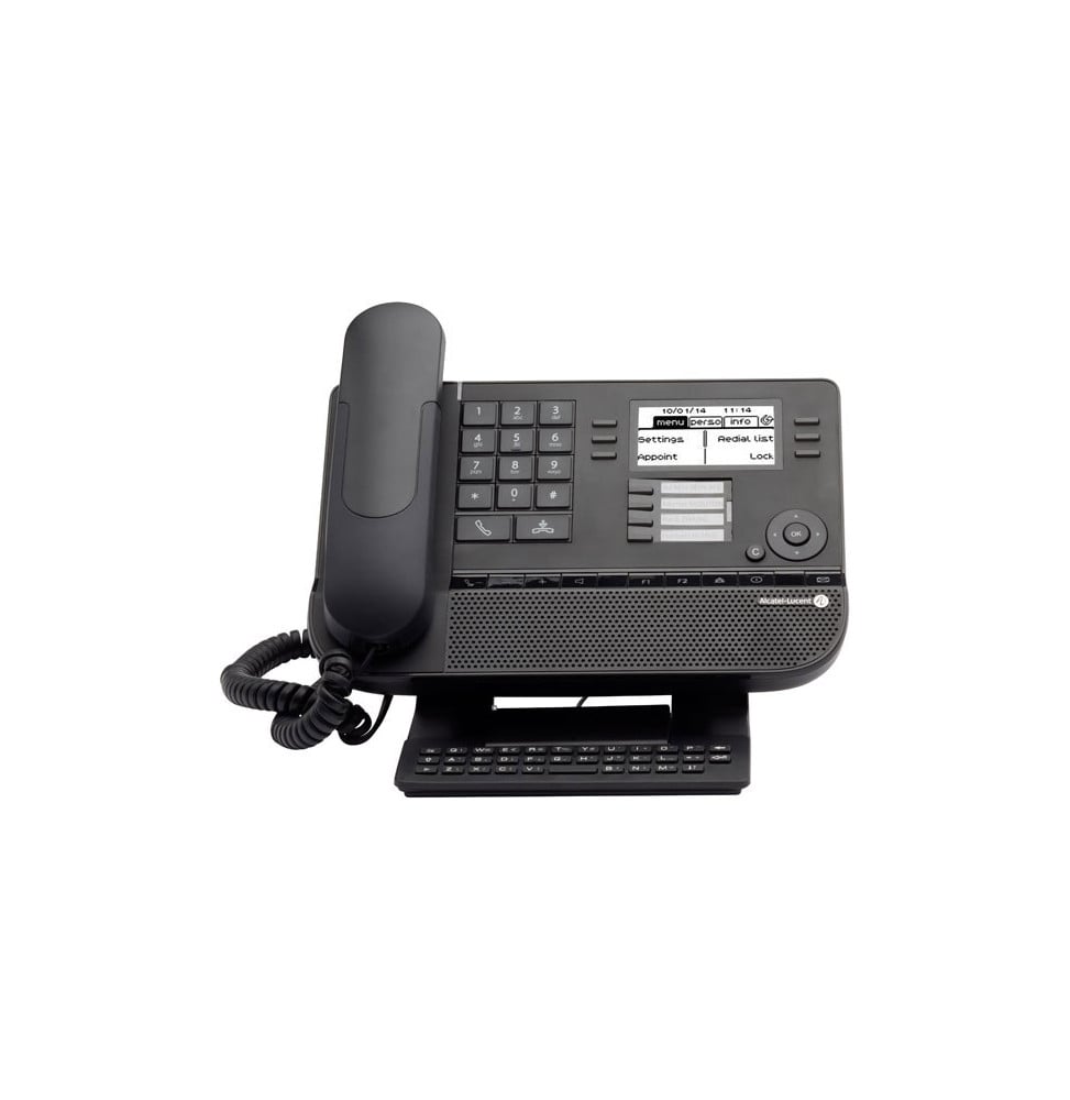 هاتف سلكي رقمي Alcatel-Lucent Enterprise 8029 Premium DeskPhone بلوحة مفاتيح AZERTY (3MG27103FR) – صورة 4