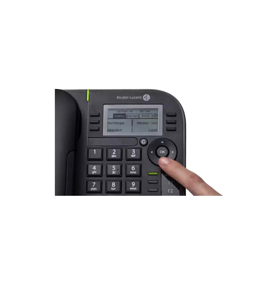Téléphone IP Alcatel-Lucent Enterprise 8018 DeskPhone PoE (3MG27201AA) – vue 4