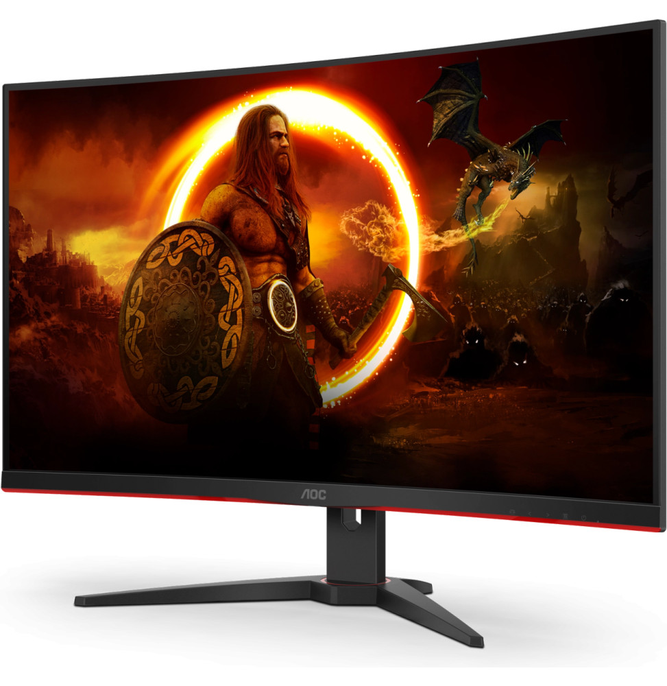 Écran PC Gaming 31.5" incurvé Full HD AOC C32G2ZE 240 Hz – vue 2