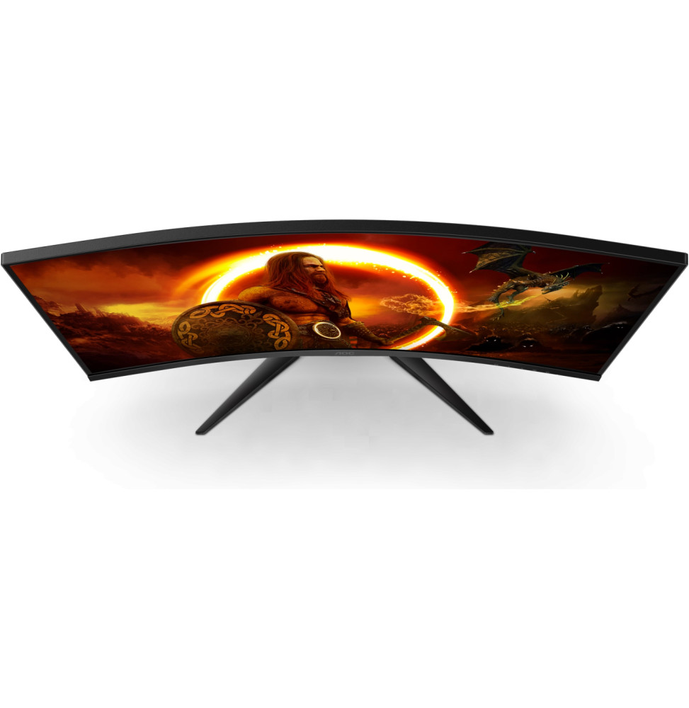Écran PC Gaming 31.5" incurvé Full HD AOC C32G2ZE 240 Hz – vue 4
