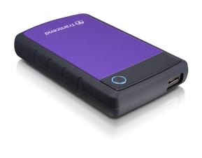 Disque dur USB 3.0 externe Anti-choc portable Transcend Storejet 25H3 - 2TB — image 2