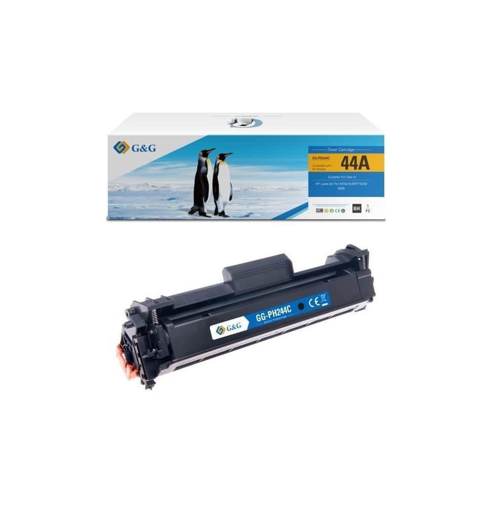 خرطوشة تونر متوافقة G&G بديلة لـ HP 44A CF244A، سوداء (GG-PH244C)
