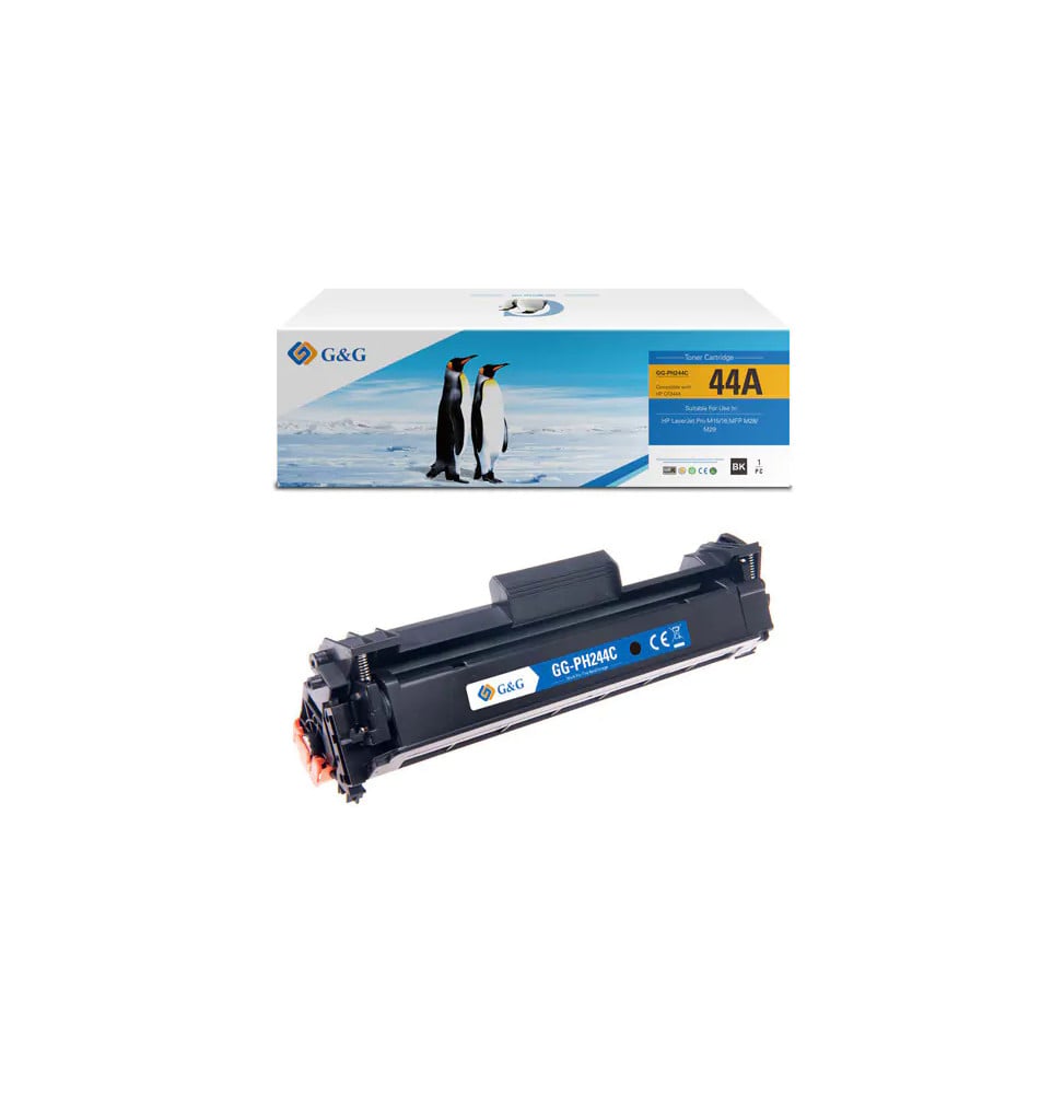 خرطوشة تونر متوافقة G&G بديلة لـ HP 44A CF244A، سوداء (GG-PH244C) – صورة 2