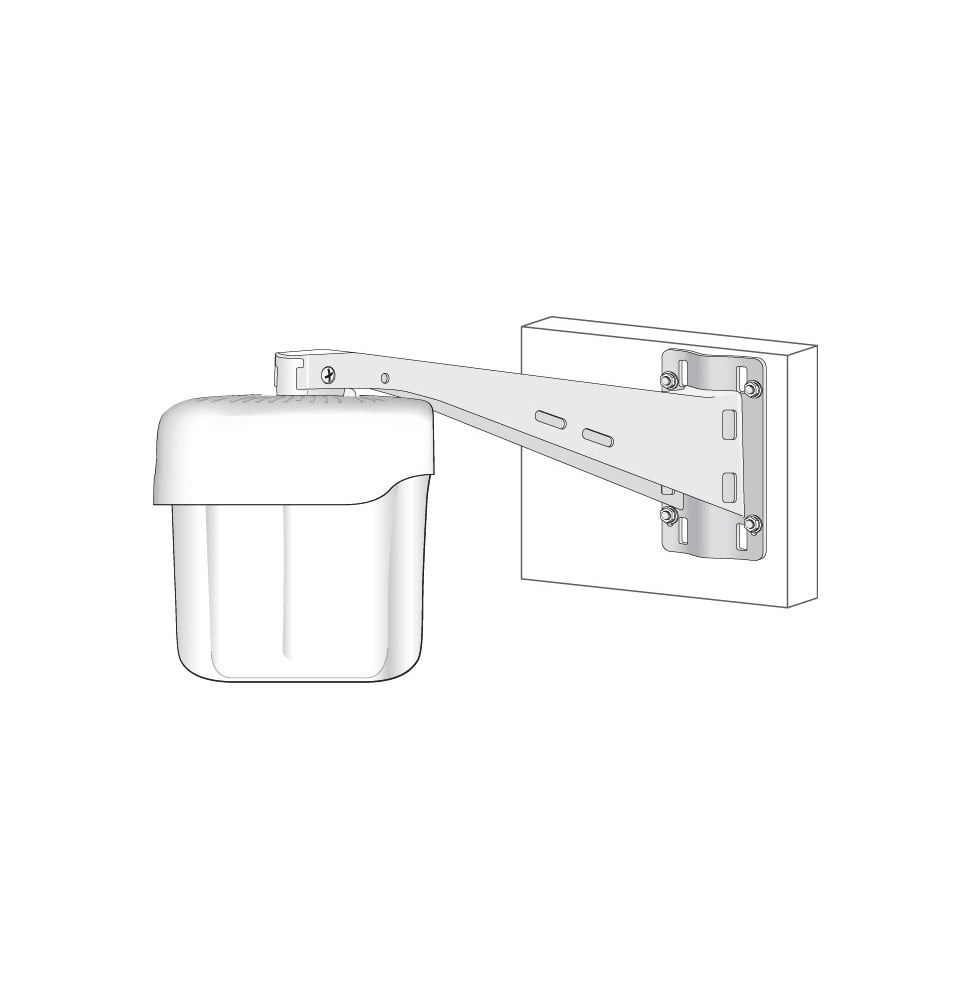 Support de montage mural et sur poteau Aruba AP-270-MNT-V1 pour point d'accès extérieur (JW052A) – vue 2