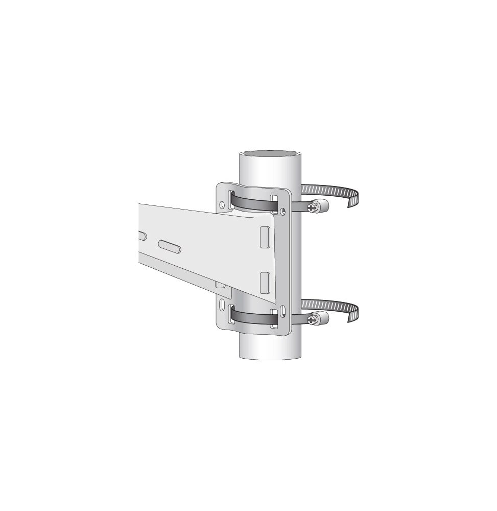 حامل تثبيت جداري وعلى عمود HPE Aruba AP-270-MNT-V1 لنقطة وصول خارجية (JW052A) – صورة 3