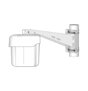 Support de montage mural et sur poteau HPE Aruba AP-270-MNT-V1 pour point d'accès extérieur (JW052A) — image 4