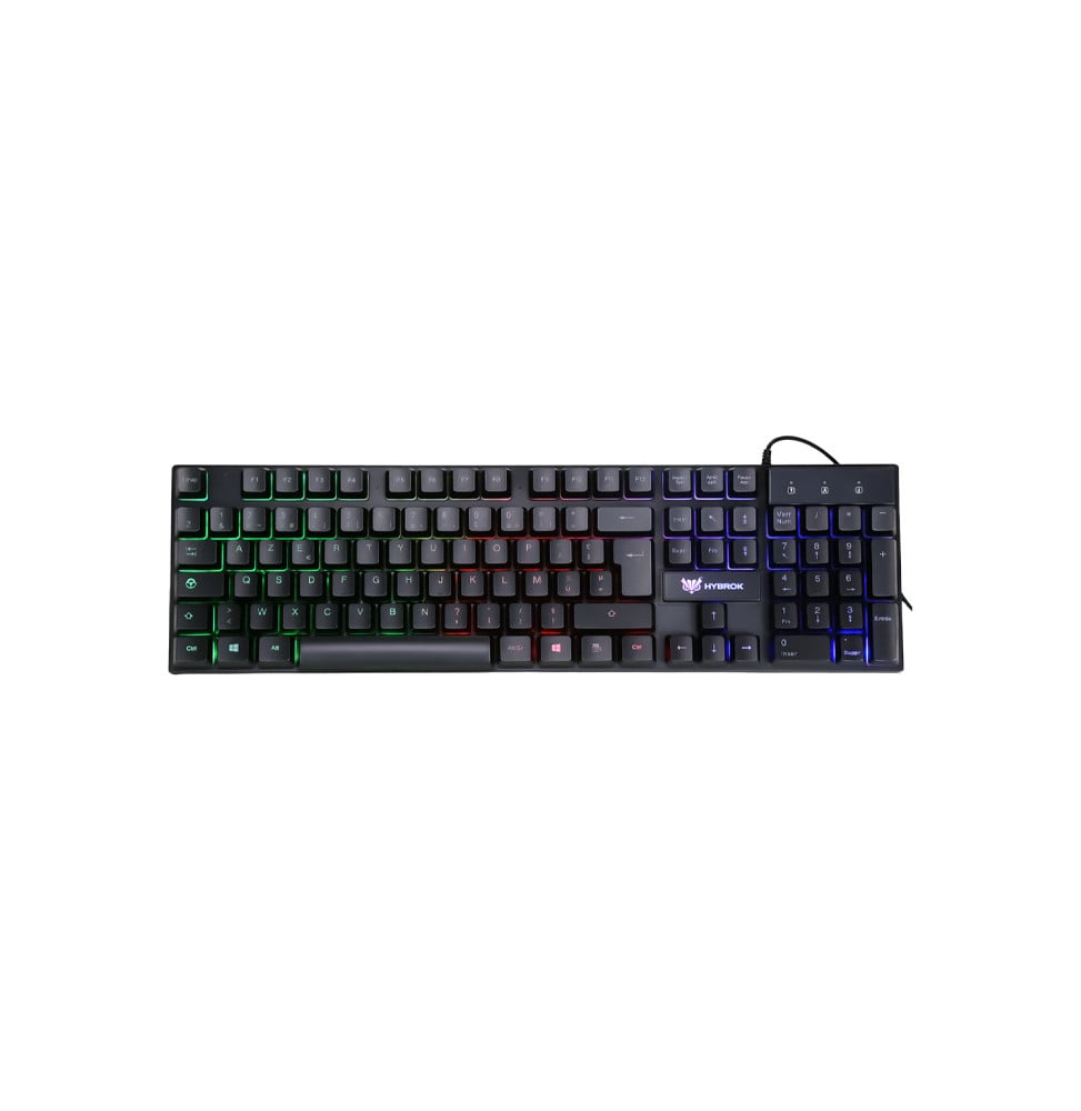 Hybrok HPG200 4-in-1 Wired Gaming Pack - AZERTY Keyboard, Mouse, Headset and Mouse Pad – view 2