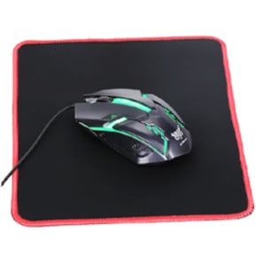 Pack gaming filaire 4-en-1 Hybrok HPG200 - Clavier AZERTY, souris, casque et tapis — image 4