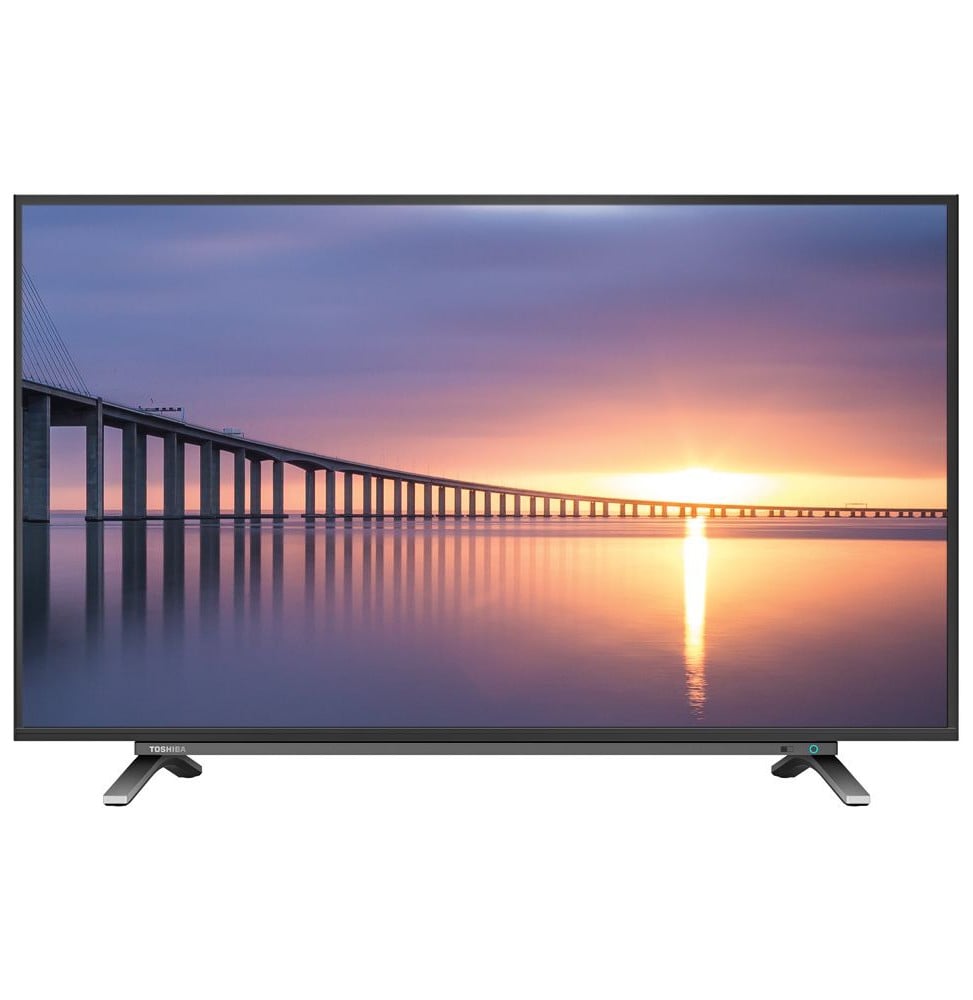 تلفاز Toshiba LED مقاس 43" بدقة Full HD مع جهاز استقبال مدمج (43L3965EV)